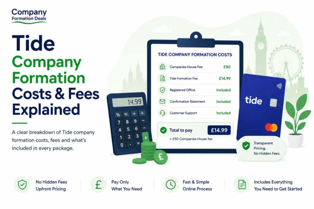 tide company formation fees