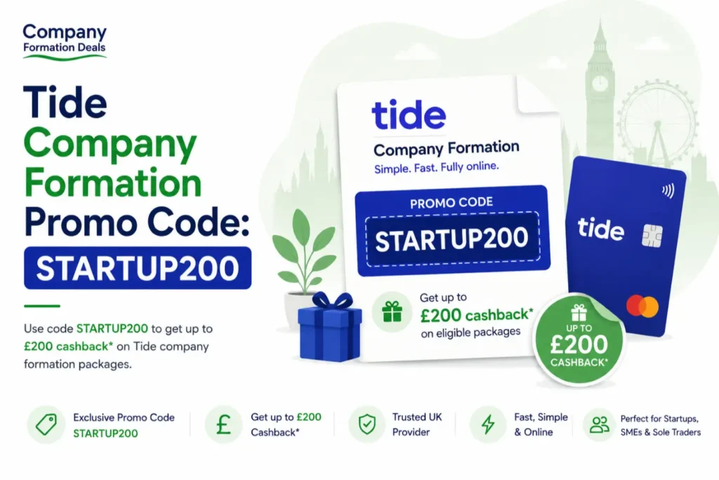 tide company formation promo code