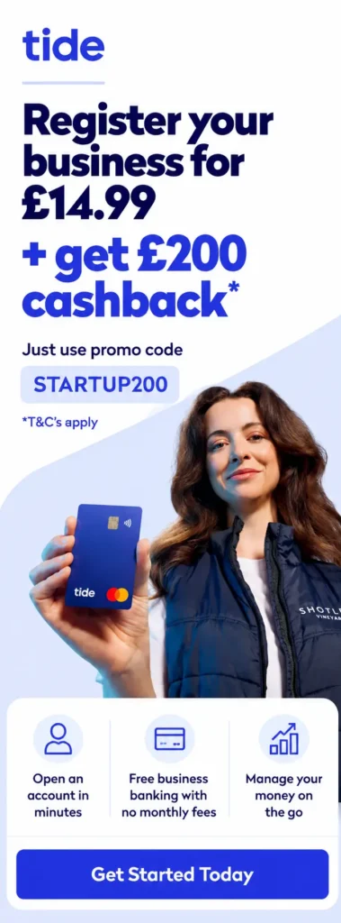 Tide company formation promo code