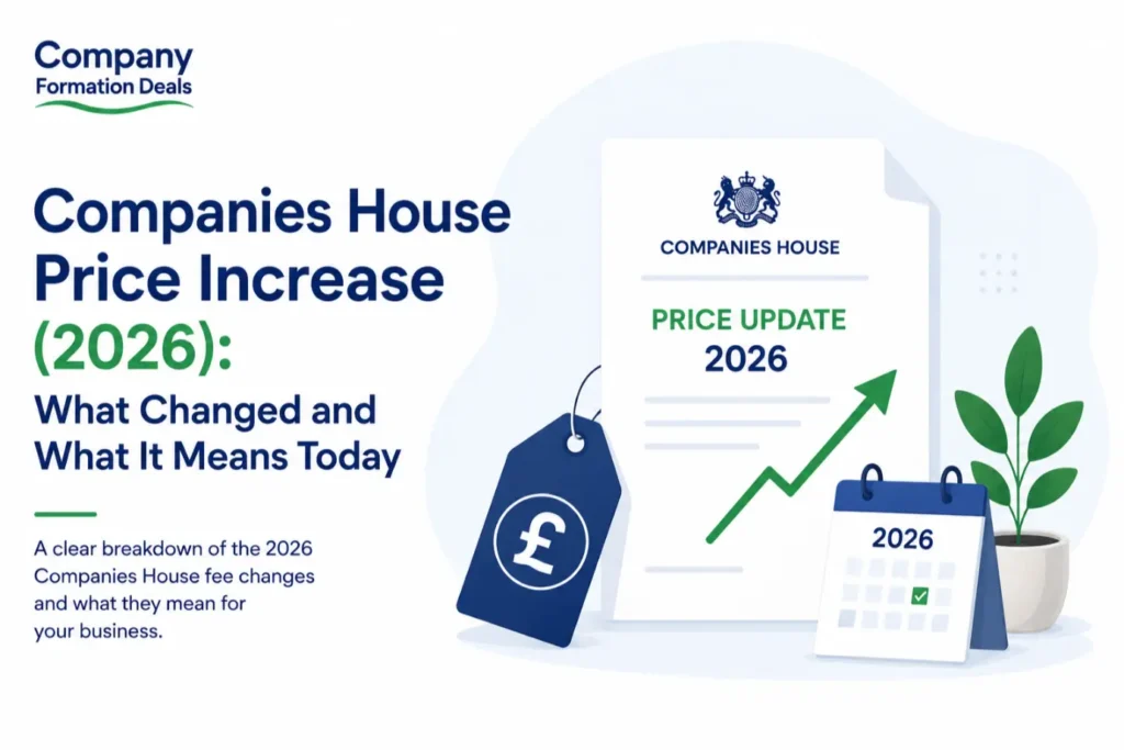companies house price increase