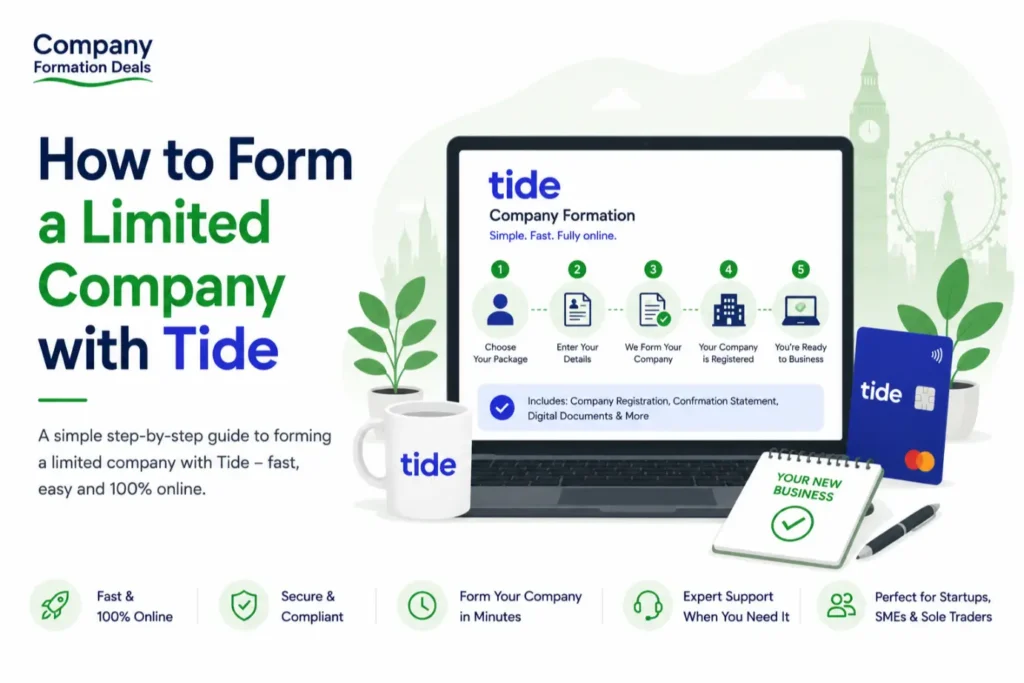 form a limited company with tide